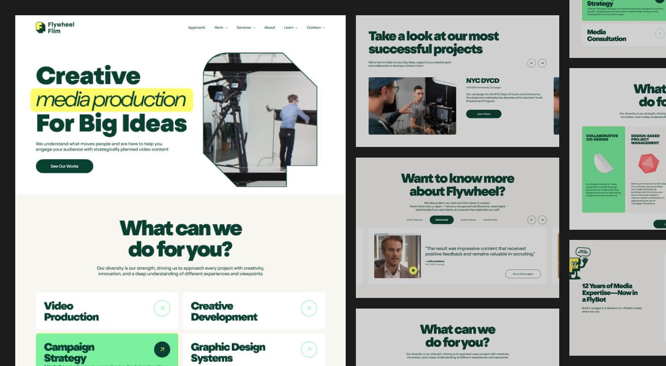 flywheel film design