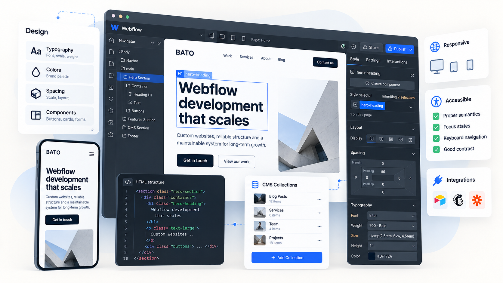 Webflow Dashboard