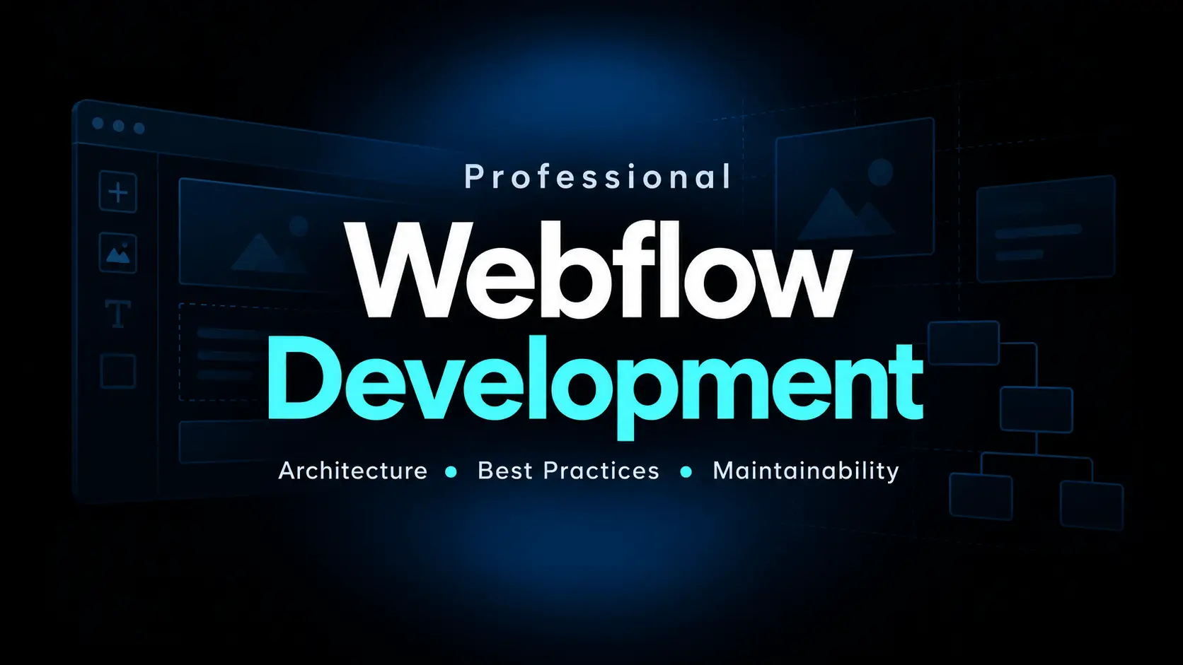 Professional Webflow development architecture and CMS workflow