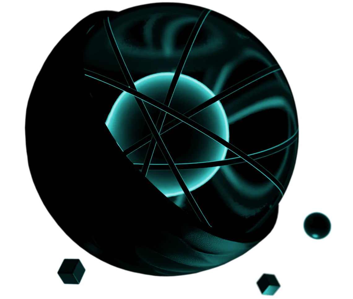 Bato "folow us" section sphere image