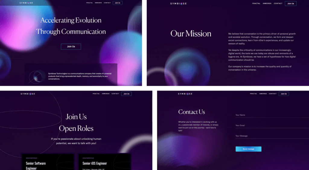 Learn about Symbiose Dribbble Page
