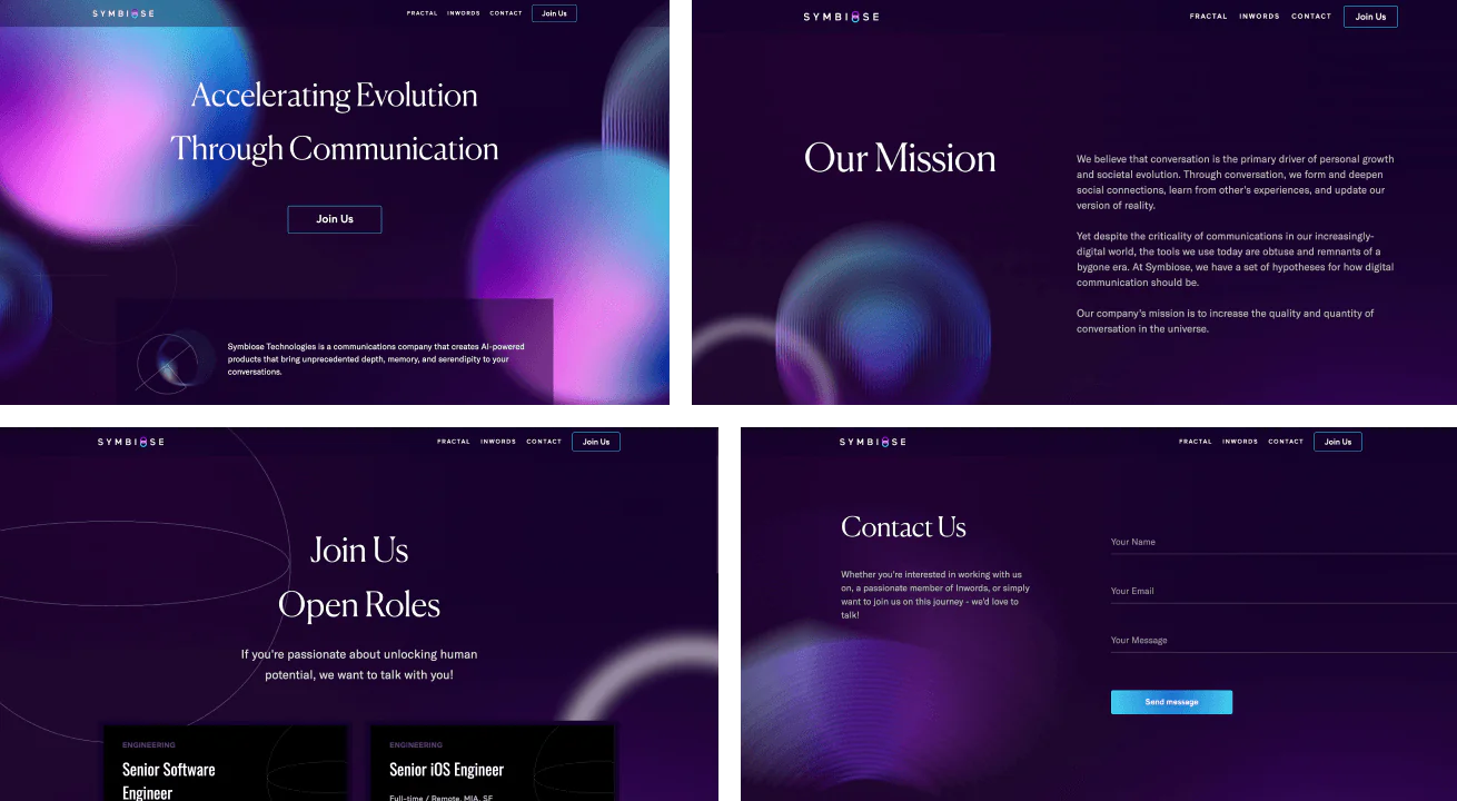 Learn about Symbiose Dribbble Page