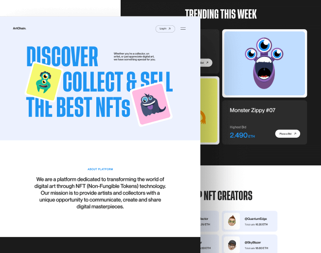 Learn about Art Chain Dribbble Page