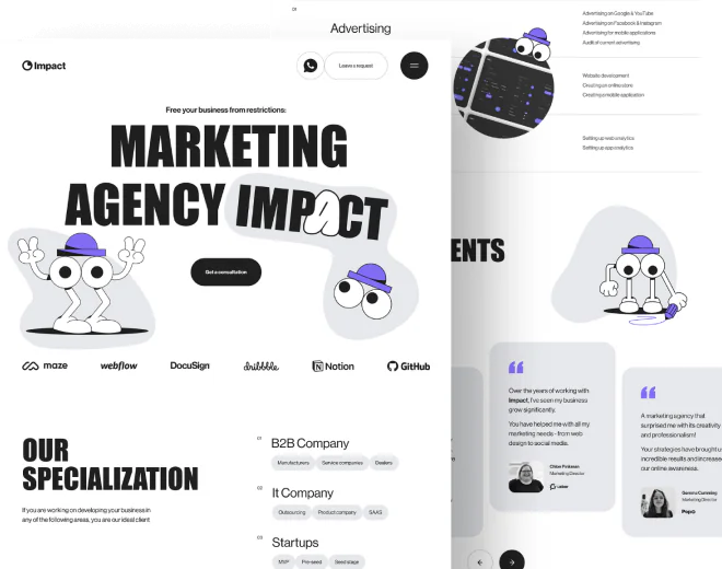 Learn about Impact Dribbble Page
