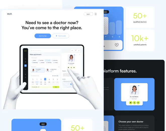 Learn about MedX Dribbble Page