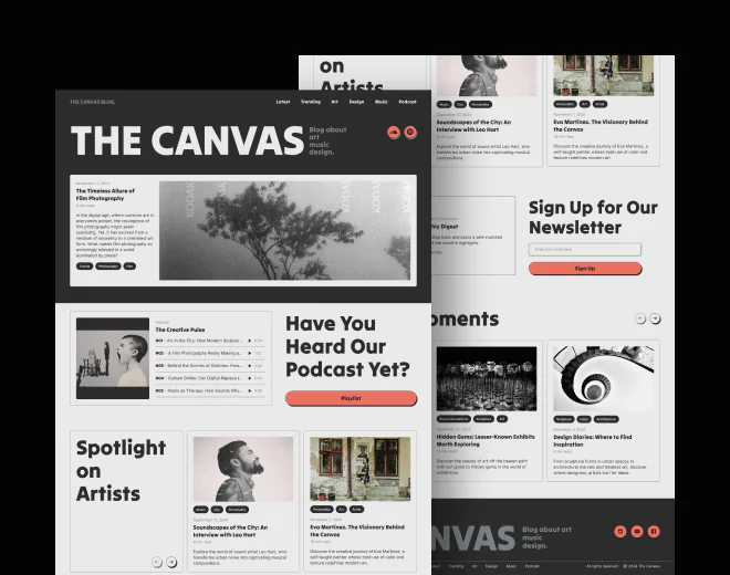 Learn about The Canvas website