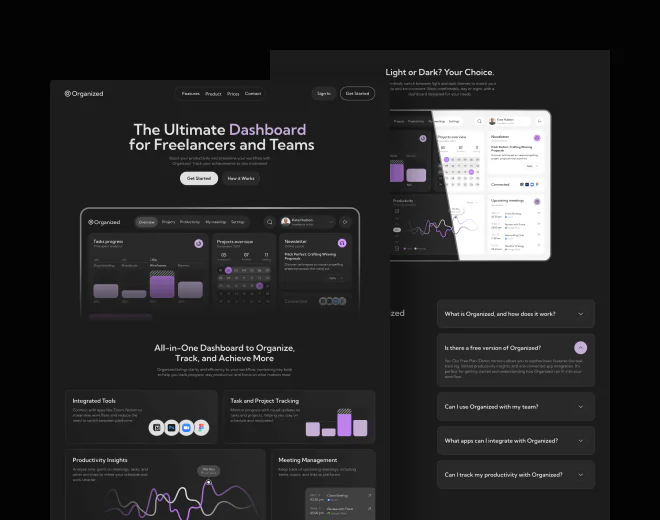 Learn about Organized website