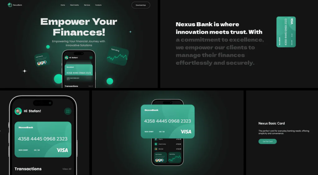 Learn about Banking website