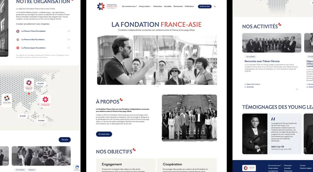 Learn about Fondation France Asie website