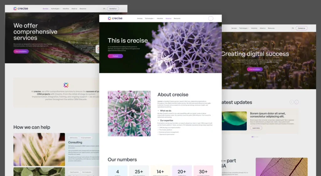 Learn about Crecise website