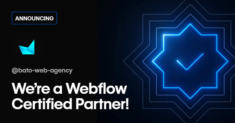 Webflow certificated partner image