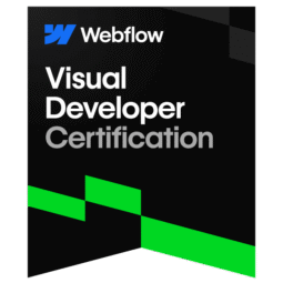 Webflow Visual Developer Certification Image