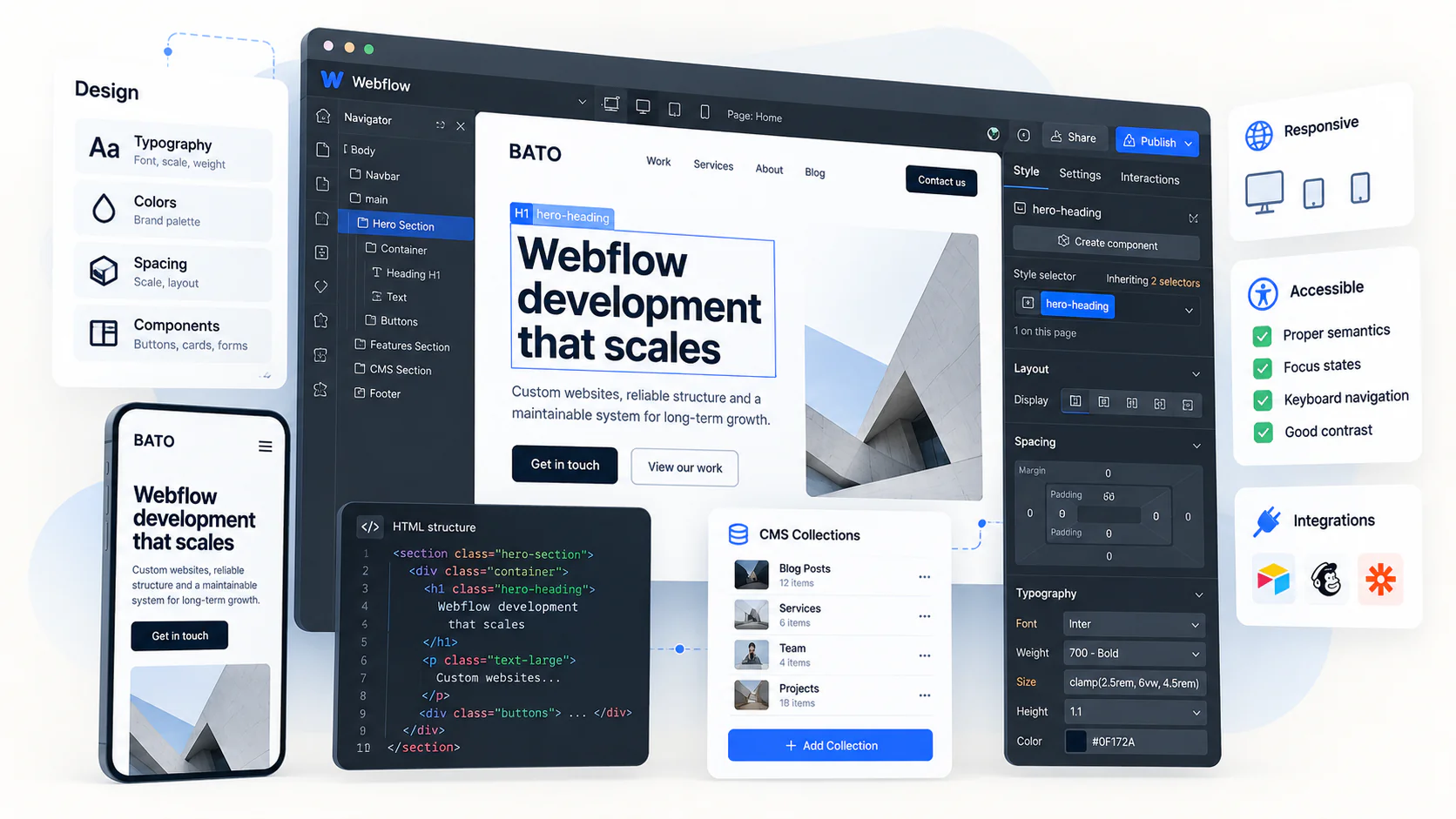 Webflow Dashboard